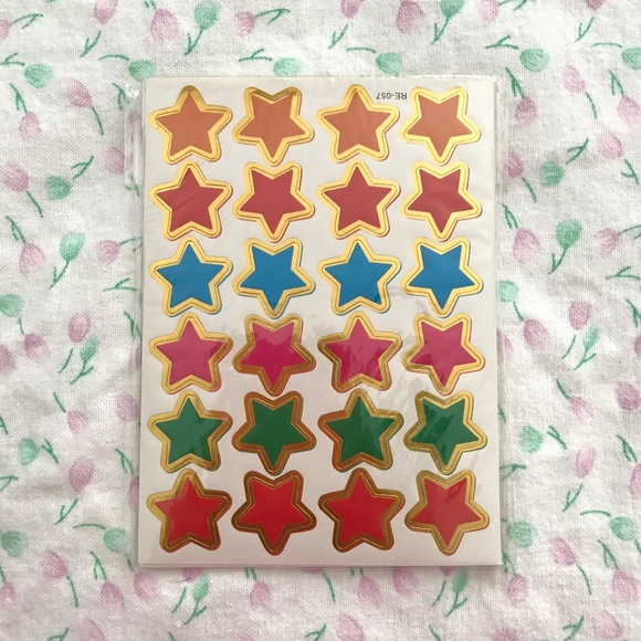 NEW 240 Pcs 10 Sheets Star Sticker Set - Picture 2 of 2